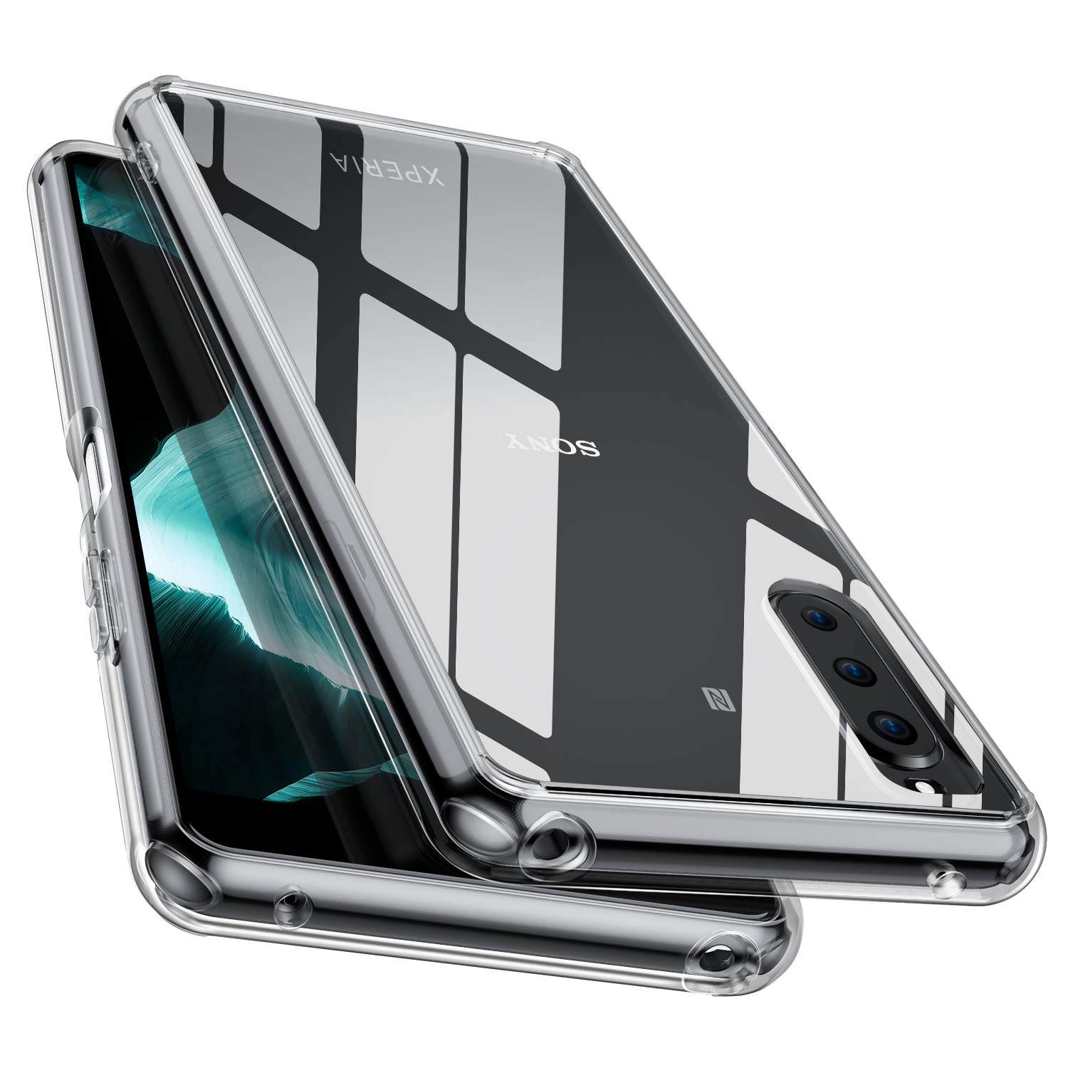 Amazon.co.jp: 【全透明! 耐衝撃性! 】McDuLL Xperia 10 II ケース